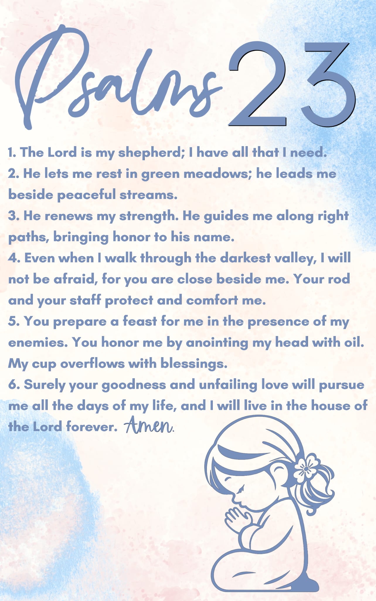 Psalms 23 PDF