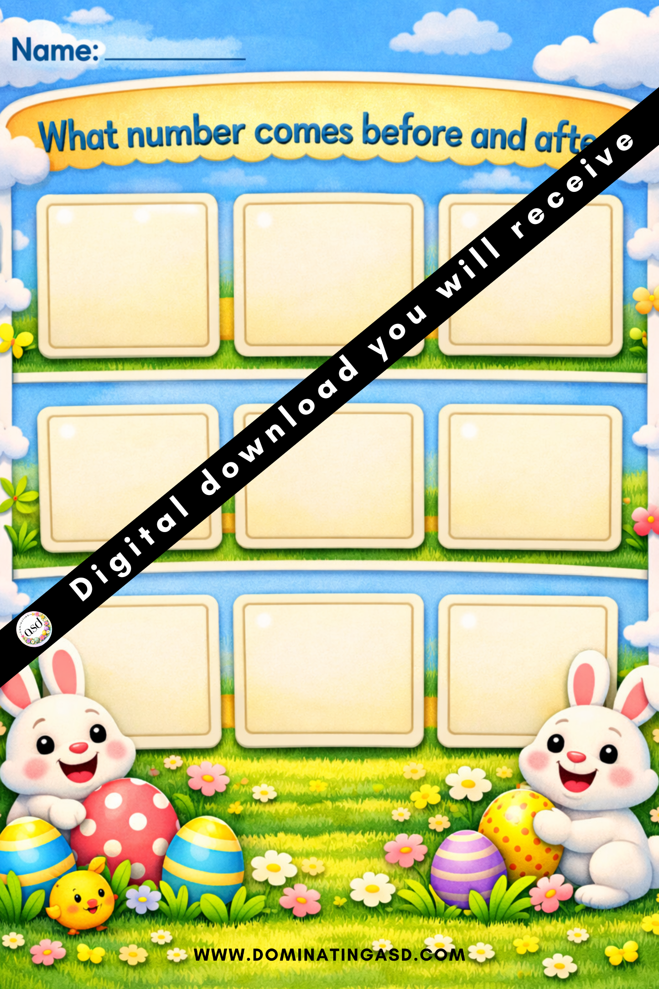 Easter What is Before and After Bundle PDF
