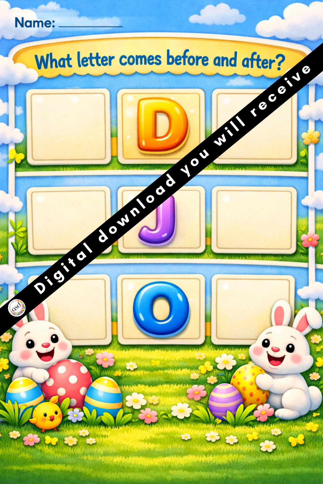 Easter What is Before and After Bundle PDF