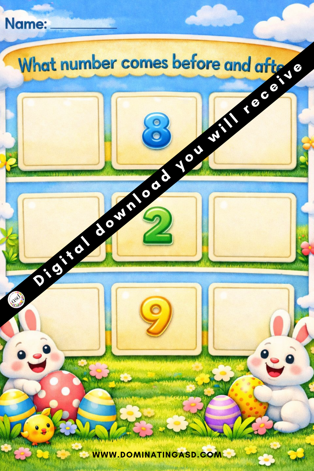 Easter What is Before and After Bundle PDF