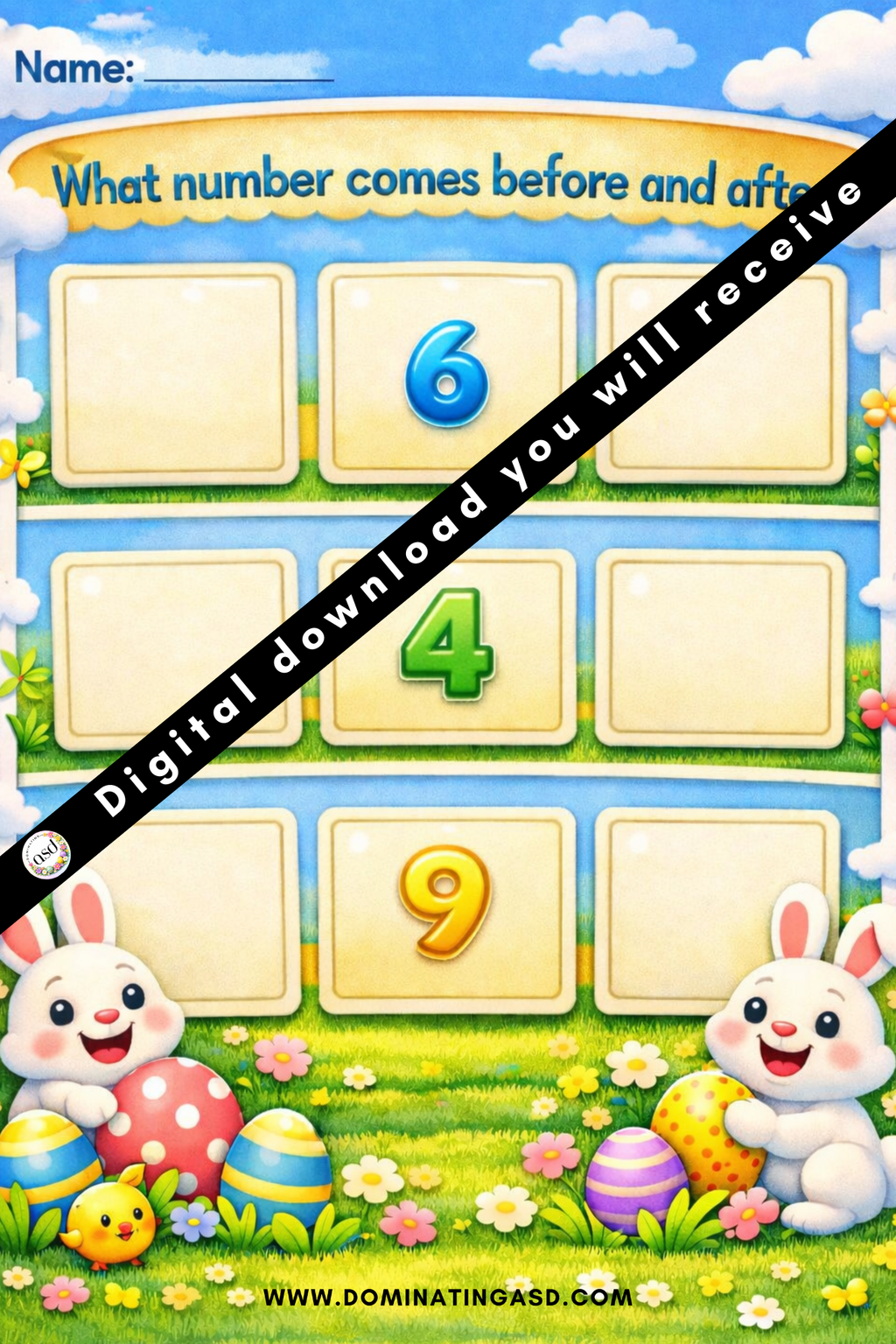 Easter What is Before and After Bundle PDF