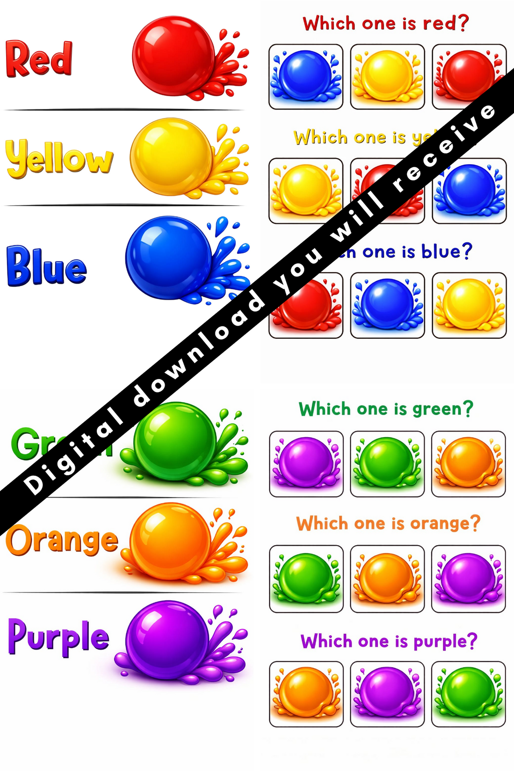 Let's Learn Our Colors 3D PDF