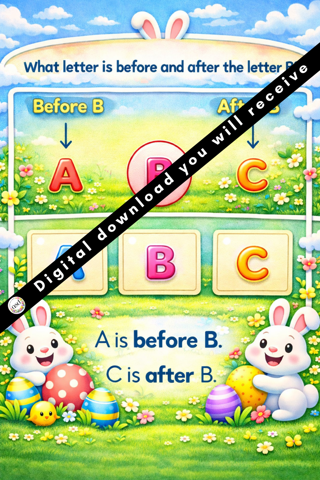 Easter What is Before and After Bundle PDF