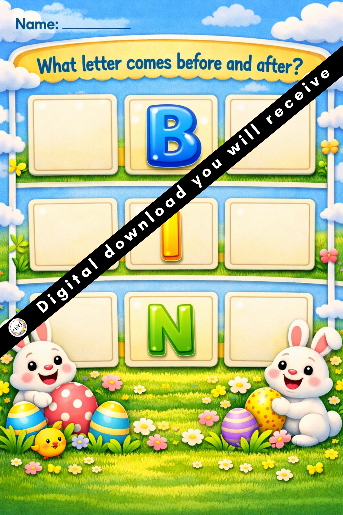 Easter What is Before and After Bundle PDF