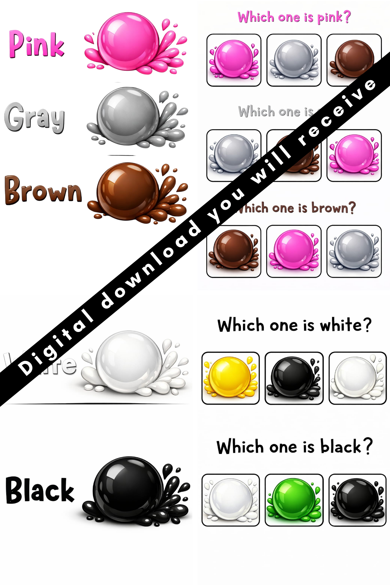 Let's Learn Our Colors 3D PDF