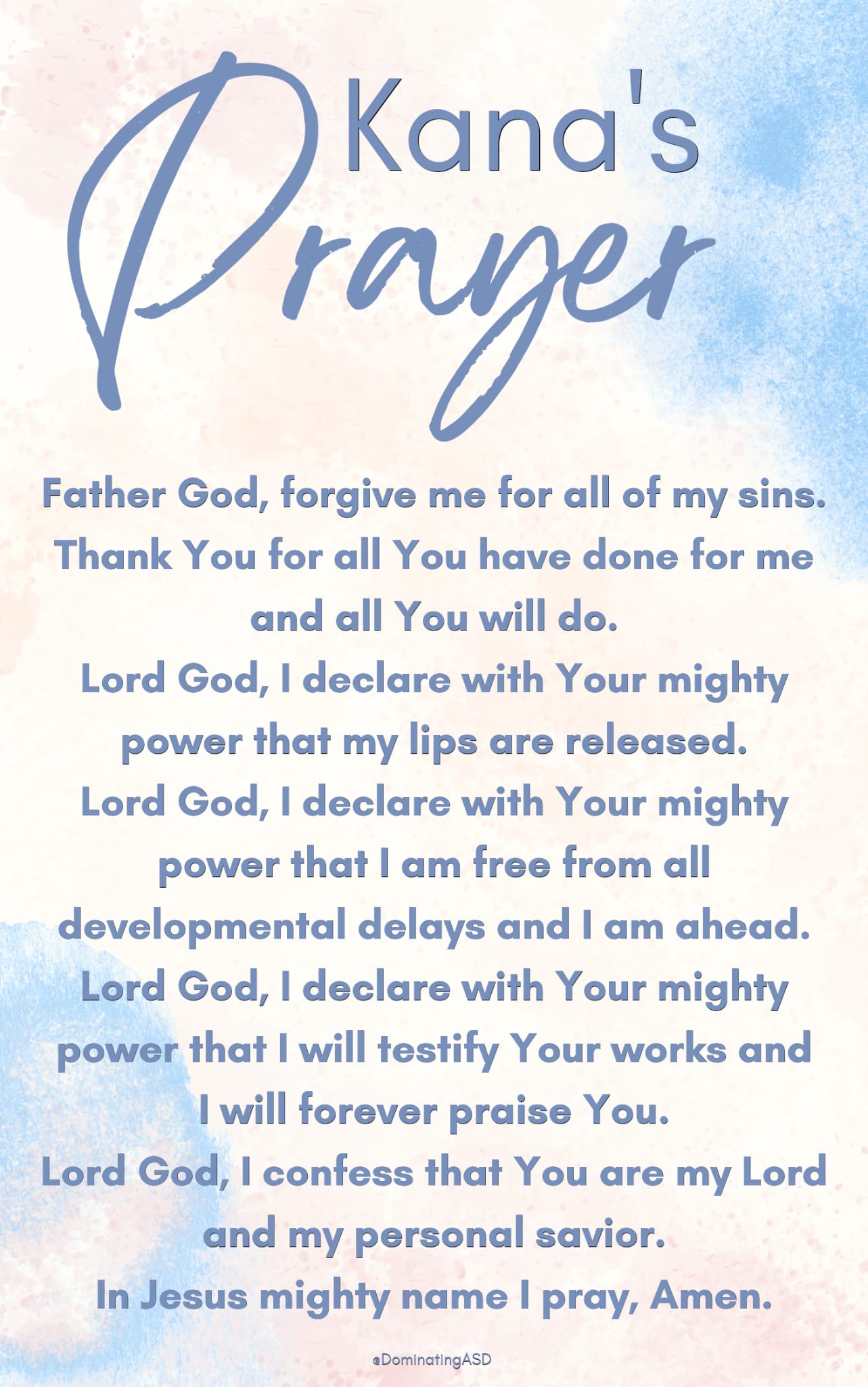 Kana's Prayer PDF