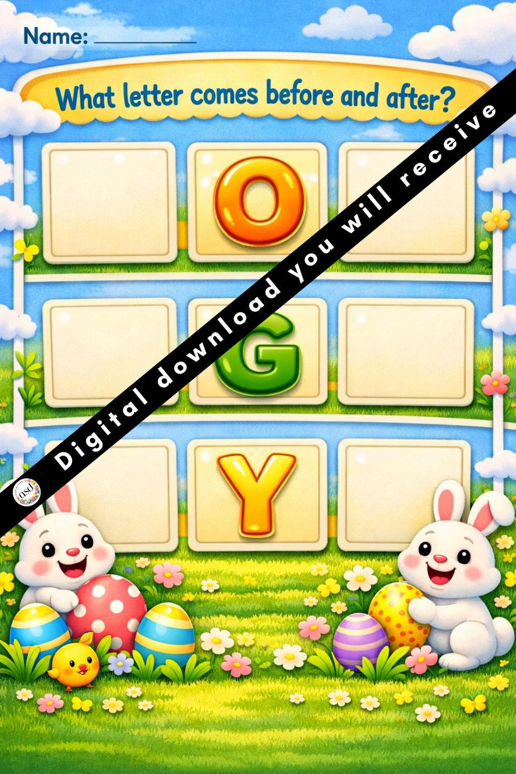 Easter What is Before and After Bundle PDF